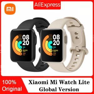 Horloges Xiaomi Mi Watch Lite Smart Watch Sports Bluetooth 5.0 Fitness Hartslagmonitor 5 ATM Waterdichte GPS GLONASS Globale versie Hot