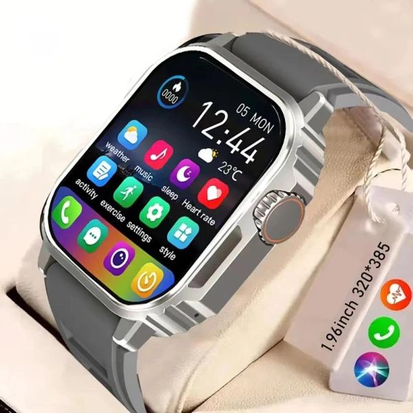 Montres Xiaomi Mijia 2024 Military Outdoor Smart Watch Men Amoled Screen Compass Siri Voice GPS Motion Path Bluetooth Call Smart Watch