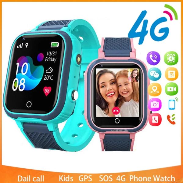 Relojes Xiaomi Mijia 4G Reloj inteligente para niños GPS para niños WIFI SOS Reloj de videollamada IP67 Reloj inteligente resistente al agua Relojes de pulsera para niños y estudiantes