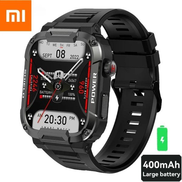 Relojes Xiaomi NUEVO Bluetooth Call Smart Watch Men IP68 5ATM Water Waterproor Outdoor Tracker Health Monitor Smartwatch para Android iOS