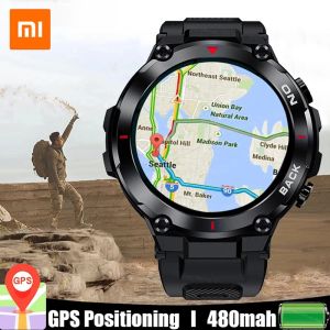 Regardez Xiaomi New Men Sports Smart Watch GPS Bluetooth Call Rappel Horory Pressure Sate cardiaque Bracelet Intelligent Android iOS Watch