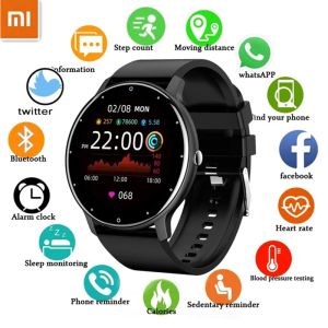 Relojes Xiaomi Smart Watch Women Full Touch Screen Sport Fitness Watch Man IP67 Bluetooth impermeable para Android IOS Smartwatch Men