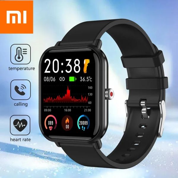 Relojes Xiaomi Smart Watch Women's Homen Ciencias cardíacas Presión arterial Tracker Implaz de agua Vistitación inteligente para iOS Android