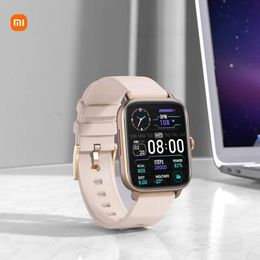 Relojes Xiaomi Y22 Reloj inteligente Hombres Mujeres BT Llamada Pantalla de 1,7 pulgadas Rastreador de ejercicios Deporte Ritmo cardíaco a prueba de agua 2022 Smartwatch PK P28 Plus