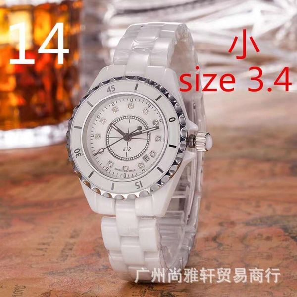 Montres Xiaoxiangjia J12 céramique diamant disque numérique Quartz montre pour femme lot