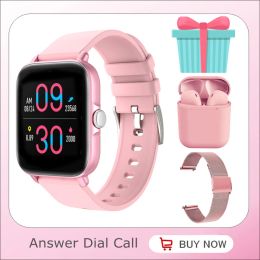 Bekijkt Y20GT Woman Smart Watch 2022 Volledig touchscreen Antwoord Call Fitness Tracker GTS3 GTS 3 SmartWatch voor Android iOS vs P28 Plus