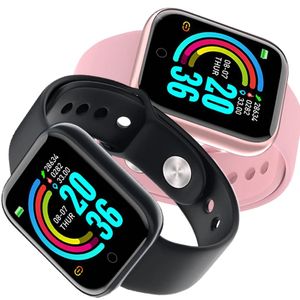 Montres Y68 montre intelligente pour hommes montres de sport femmes hommes bande intelligente pour Android enfants Smartwatch Fitness Bracelet montre intelligente