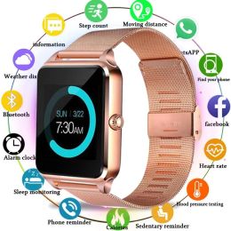 Relojes Z60 Smart Watch con tarjeta SIM Bluetooth Smartwatch Relogio Inteligente GT08 Plus Reloj Inteligente PK Band Fitness Watch