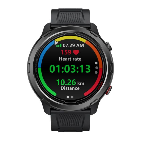 Relojes Zeblaze Stratos 2 Lite Outdoor Smart Watch Builtin GPS múltiples modos de deportes Compass 24 H Heart Heart Wery Resistance 5ATM