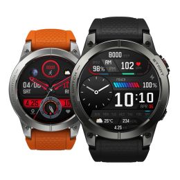 Horloges Zeblaze Stratos 3 GPS Smart Watch HD AMOLED Display Fitness Watch BluetoothCompatibele telefoongesprekken 24 uur hartslag Health Monitor