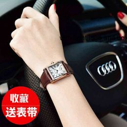 Reloj Fashion Luxury Wrist Tank Watch Women Women Mechanical Womens New Authentic Real Leather Belt Implood Quartz 42Ef