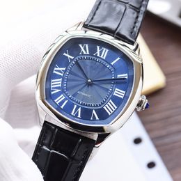 Bekijkt Ronde Watch Man -ontwerper Sapphire Mirror Automatic Mechanical Watch Teller Officiële replica polshorloge Mooi cadeau 123