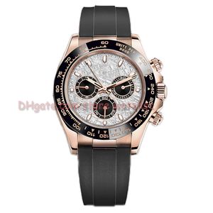 Watchsc 41mm Montre Automatique Pour Homme Avec Boîte En Acier Inoxydable Multi-cadran Étanche Lumineux Classique Généreux Bracelet En Caoutchouc Montres Réglables