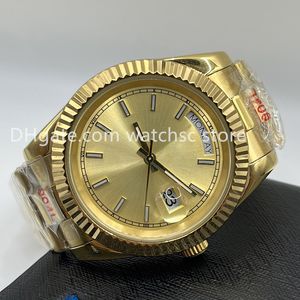 WatchSC- 41 mm automatisch horloge met doosheren Dames roestvrij staal waterdichte lichtgevende hoogwaardige bewegingsontwerper Sport Watches