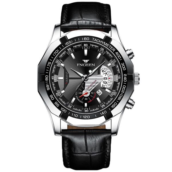 Watchsc-nouvelle montre colorée simple style sport montres argent ceinture noire 254V