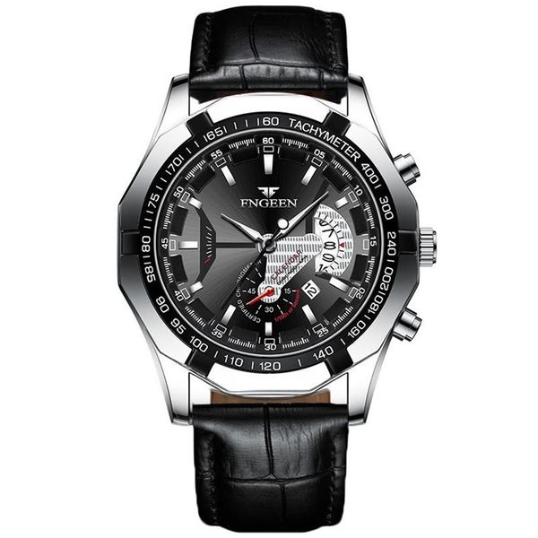Watchsc-nouvelle montre colorée simple style sport montres argent noir ceinture 310S