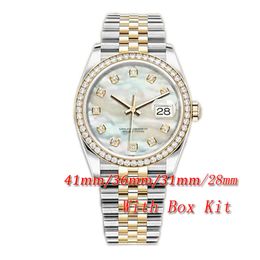 Watchsc - 41mm 36mm mouvement montre automatique mécanique hommes 31mm 28mm Quartz femmes lunette en acier inoxydable diamant dame étanche lumineux poignet montres de créateur