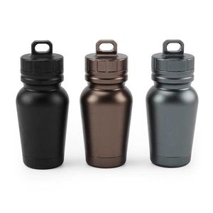 water Aluminium tank medische verzegelde capsule outdoor camping EDC tool waterdichte fles P230530