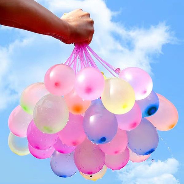 Ballon d'eau incroyable pour enfants, fournitures de jeu de guerre de l'eau, jouet de plage en plein air d'été, jouets de fête 1 sac/111