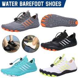 Water op blote voeten schoenen Ademend Quickdrying Anti Slip Summer Sneakers Unisex Beach Wiking River Sea Aqua voor vrouwelijke mannen 240419