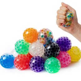 Perles d'eau Squishy Ball Fidget Toy Squish Ball Anti-Stress Ventilation Balls Funny Squeeze Toys Soulagement du stress Jouets de décompression Soulagement de l'anxiété