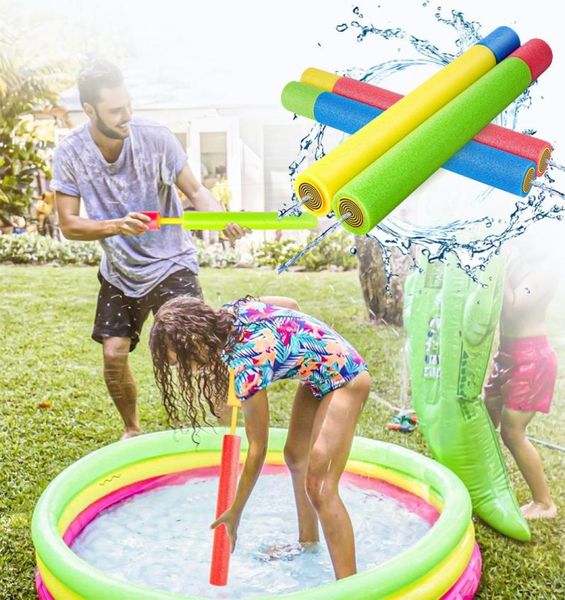 Water Blaster 4 Emballez les pistolets d'eau pour enfants en mousse en mousse avec une puissante gamme de tir Piscine d'été pour la piscine et l'extérieur 2207145581865