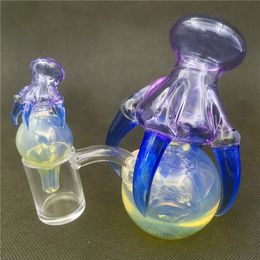 Water Bong Glass Bongs Dab Rig Dragon Claw Orb Hookah 10mm Dewer vrouw gewricht Bubbler Craftbong