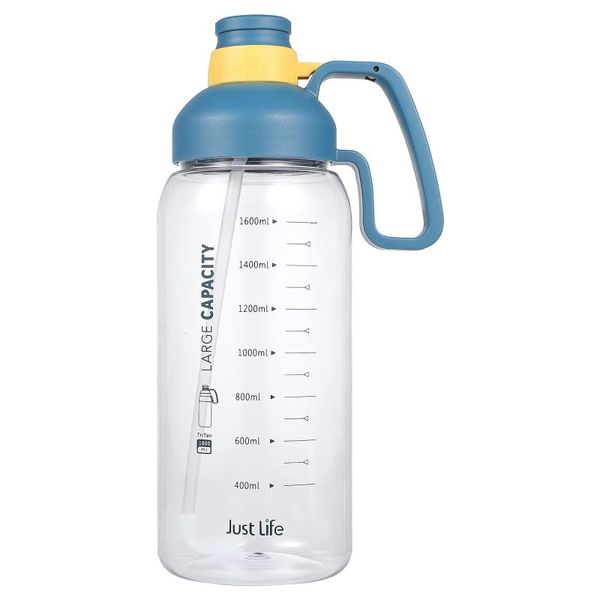 Botella de agua de 1,8l, taza de gran capacidad, portátil, para deportes al aire libre, Camping, ciclismo, gimnasio, 2023