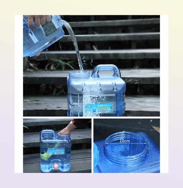 bouteille d'eau 18l 20l 22l conteneur de stockage de seau d'eau extérieur avec robinet réservoir de voiture de grande capacité de qualité alimentaire pour pique-nique randonnée 2210132449170