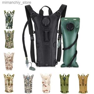 waterfles 3L Hydratatie Waterblaas Buiten Sport Cycling Watertas Rugzak Militaire Tactische camouflage Bergbakken Bag Q231122