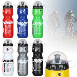 Water Bottle 750ML en plastique VTT/vélo bouteille d'eau en plein air Camping boisson cruche sans BPA équipement de cyclisme Portable Sport tasse bouteille P230324