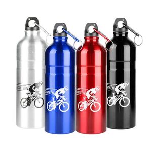 bouteille d'eau 750 ml sport en alliage d'aluminium bouteille d'eau portable étanche fitness tasse café tasse vélo tasse nouveau type de protection de l'environnement P230324