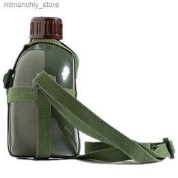 Water Bottle Aluminium militaire armée flacon vin eau Bott tasse de cuisson avec bandoulière randonnée Kett outils de plein air 2L/3L Q231122