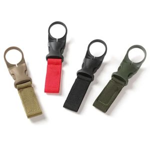 Waterfleshouder klimmen karabijnriem riem hanger haken clip multifunction water fles nylon singelge gesp haak