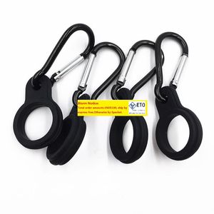 Waterfleshouder met hang buckle karabiner clip sleutelring fit cola fles gevormd voor dagelijks of buiten gebruik siliconendrager