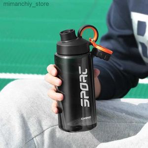 Water Bottle Bouteille d'eau de Sport en plein air, grande capacité, tasse à boire portable pour salle de sport, voyage, Kett, flacon en plastique givré, Tumbr, Q231122