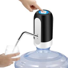 Pompe à bouteille d'eau avec chargeur USB, pompe à boisson automatique, distributeur d'eau électrique Portable, interrupteur pour dispositif de pompage d'eau avec boîte