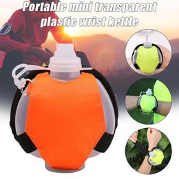 Bouteille d'eau en cours d'exécution poignet réglable tenu dans la main pour les coureurs randonnée cyclisme Camping 7 oz LDF6