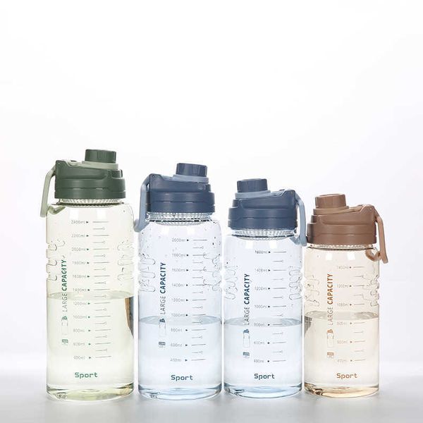 Water Bottle Tasse spatiale haute température tasse en plastique transparente bouilloire de remise en forme Portable voyage 1,5 L grande capacité tasse d'eau de sport verres P230324 bon