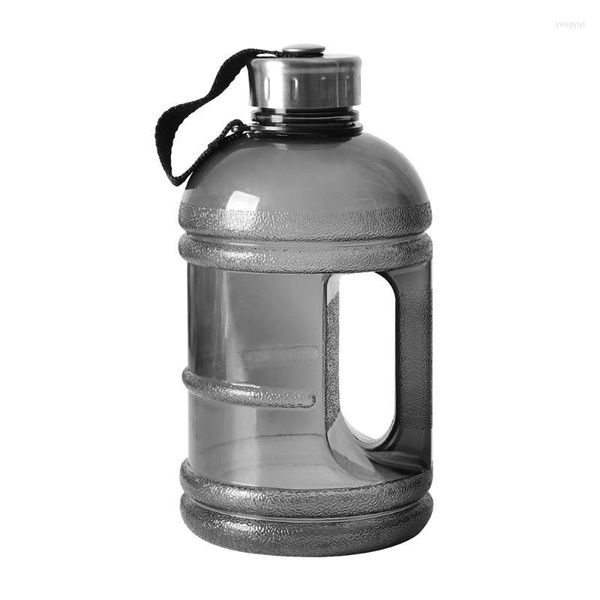 Bouteille d'eau de Sport 1L/1,5 l/2,2 l, bouilloire en plastique de grande capacité, Shaker avec poignée, cyclisme en plein air, gymnastique, entraînement physique