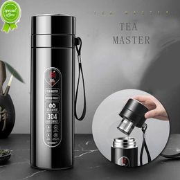 Waterfles roestvrijstalen thermoskan voor thee drinkware vacuüm kolven thee infuser thermo cup geïsoleerde fles garrafa termica