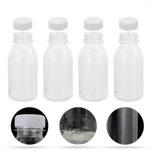 Bouteilles d'eau 10 pcs Juice Bottle termose bébé sensoriel vide transparent en plastique transparent réfrigérateur de boisson rangement