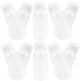 Bouteilles d'eau 10 pcs bouteille de lait jus conteneur en plastique réfrigérateur animal sous transparent enfant