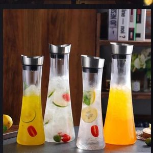 Waterflessen 1000/1500 ml koude ketel pc plastic sap kruik hittebestendige explosie Bewijs grote capaciteit wijnbindende pot voor KTV Bar Home