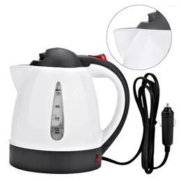 Bouteilles d'eau 1000 ml de voiture Kettle en acier inoxydable Arrêt 12/24 V Café de thé grande capacité 250 W pour les boissons