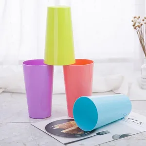 Waterflessen 12st Plastic Bekers Kleurrijke Beker Feestartikelen Drinken Herbruikbare Home Dranken Melk Tool Servies Accessoires