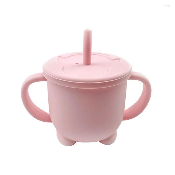 Bouteilles d'eau 160ml tasse élastique anti-glissement silicone échelle claire isolation thermique alimentation pour la maison