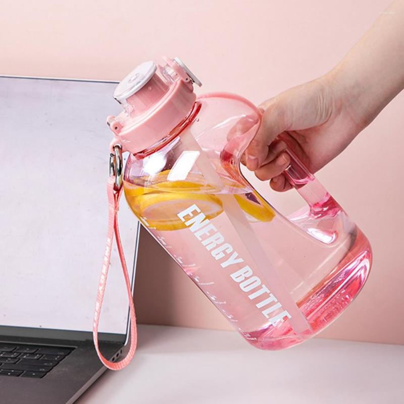 Vattenflaskor 2.5L Drinking Kettle Praktisk BPA Gratis kanna Camping Picknick Portable Straw Bottle Hushållsmaterial