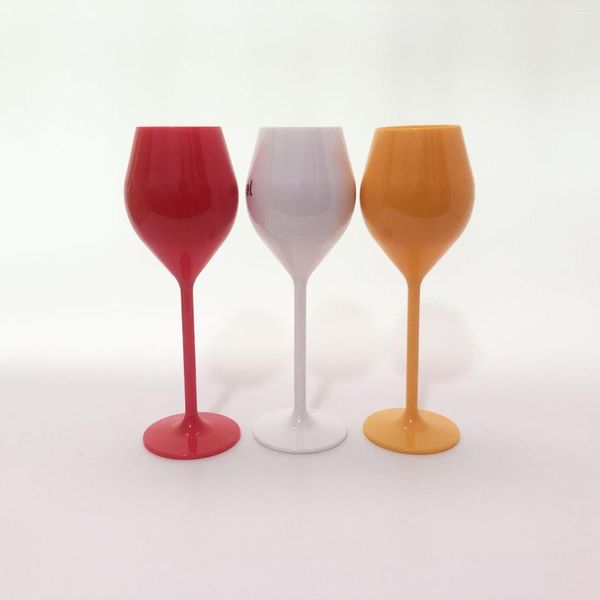 Bouteilles d'eau 2 pièces Cocktail Champagne voiture PC verre gobelet en plastique vin rouge tasse acrylique écologique
