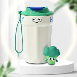Botellas de agua 2024 Taza de vacío de acero inoxidable Aislamiento de dibujos animados Lindo portátil para niños